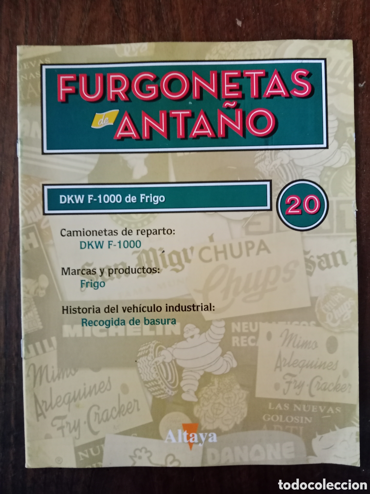 Otros art&iacute;culos de coleccionismo en papel: Fasc&iacute;culo furgoneta Dkw F 1000