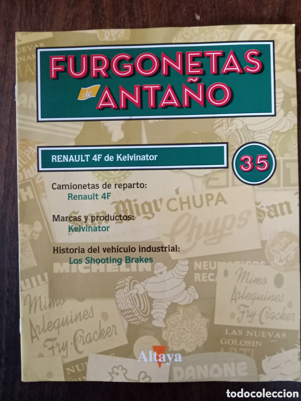 Otros art&iacute;culos de coleccionismo en papel: Fasc&iacute;culo furgoneta Renault 4 F