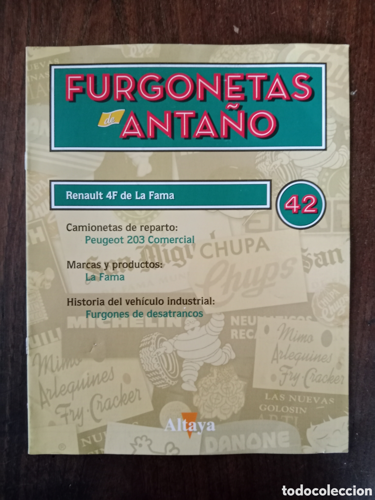 Otros art&iacute;culos de coleccionismo en papel: Fasc&iacute;culo furgoneta Renault 4 F