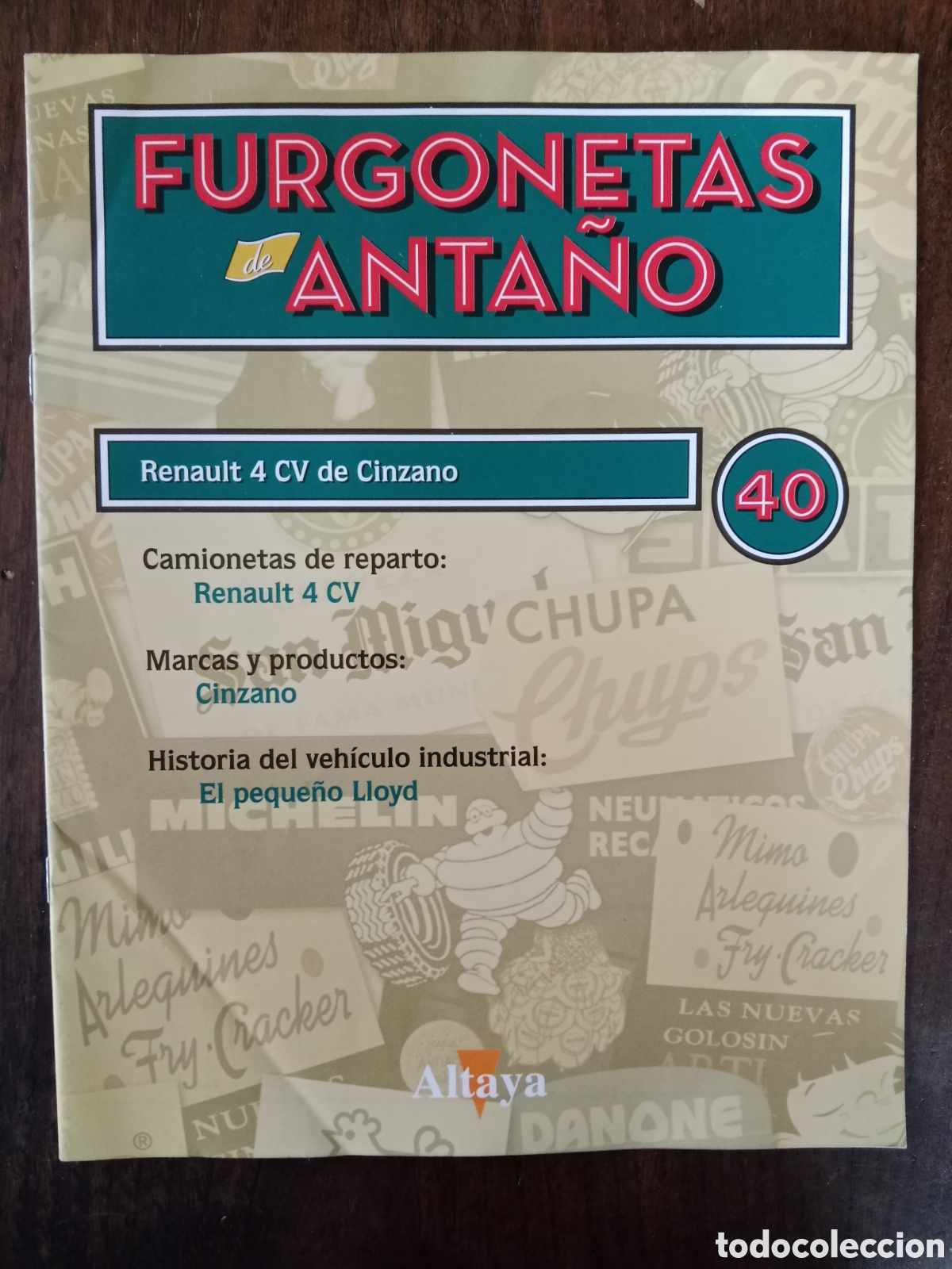 Otros art&iacute;culos de coleccionismo en papel: Fasc&iacute;culo furgoneta Renault 4 cv