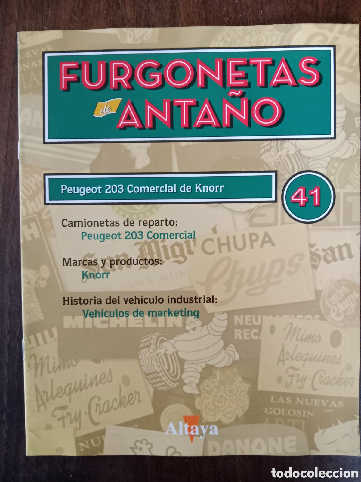 Otros art&iacute;culos de coleccionismo en papel: Fasc&iacute;culo furgoneta Peugeot 203