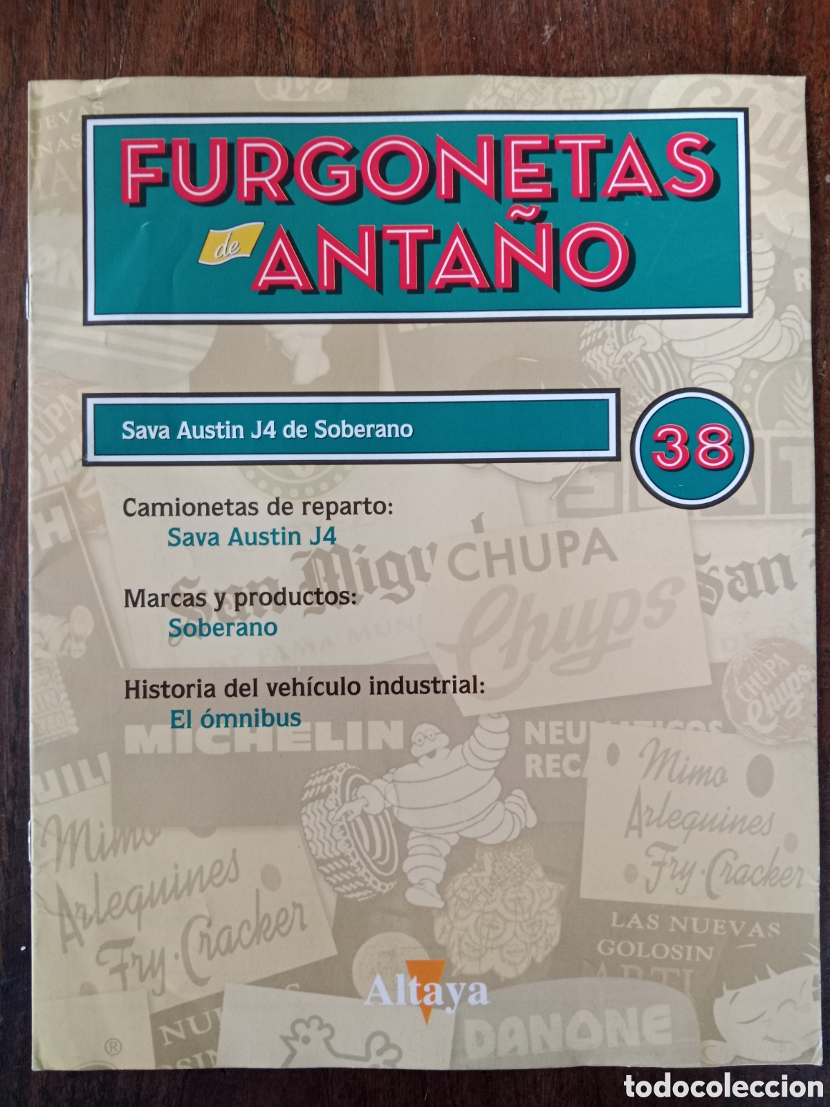 Otros art&iacute;culos de coleccionismo en papel: Fasc&iacute;culo furgoneta sava Austin J4