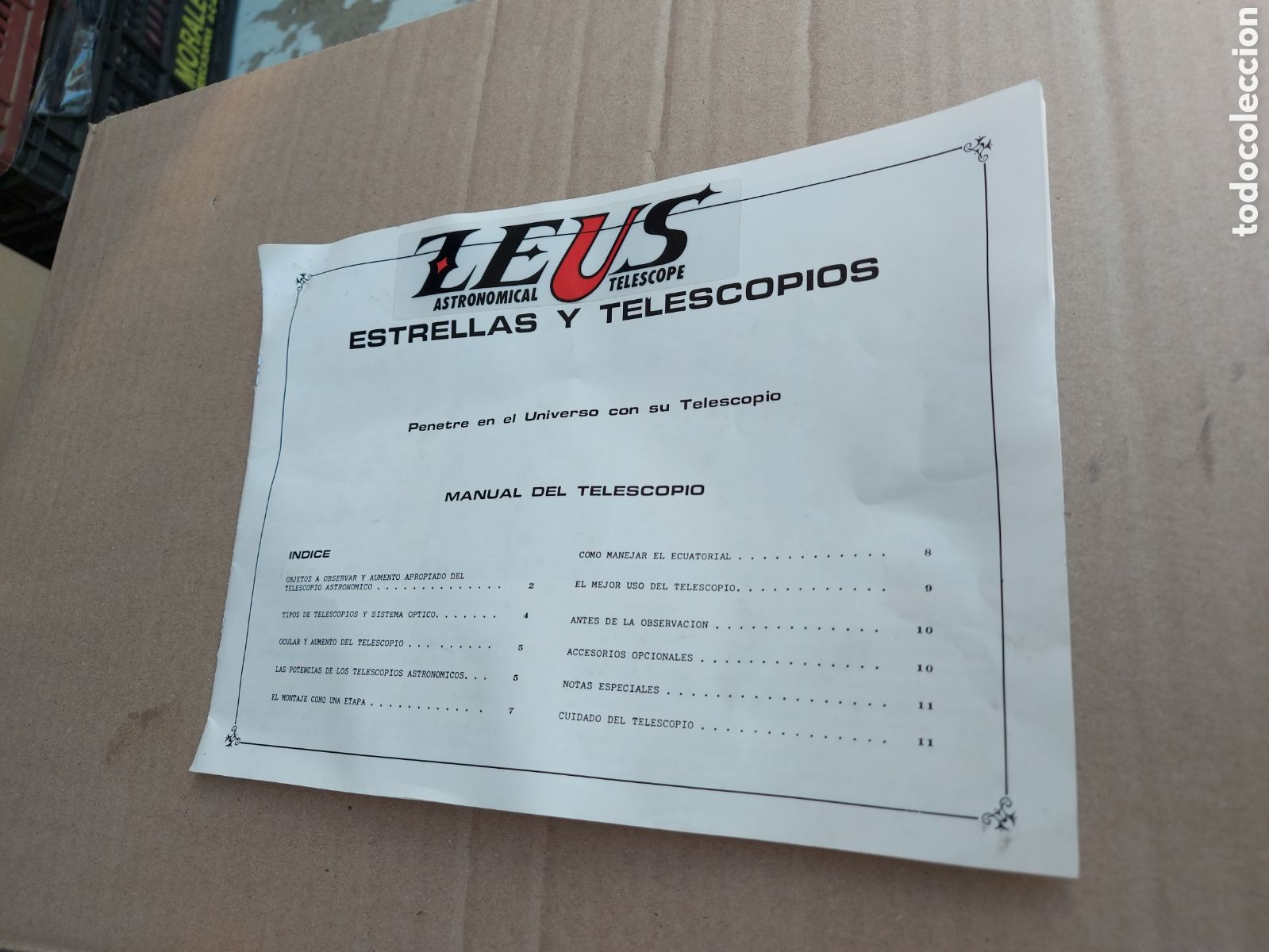 Otros art&iacute;culos de coleccionismo en papel: ESTRELLAS Y TELESCOPIOS