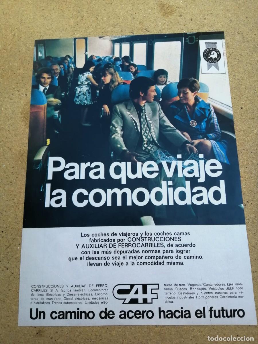 Otros art&iacute;culos de coleccionismo en papel: ANUNCIO. CONSTRUCCIONES Y AUXILIAR DE FERROCARRILES