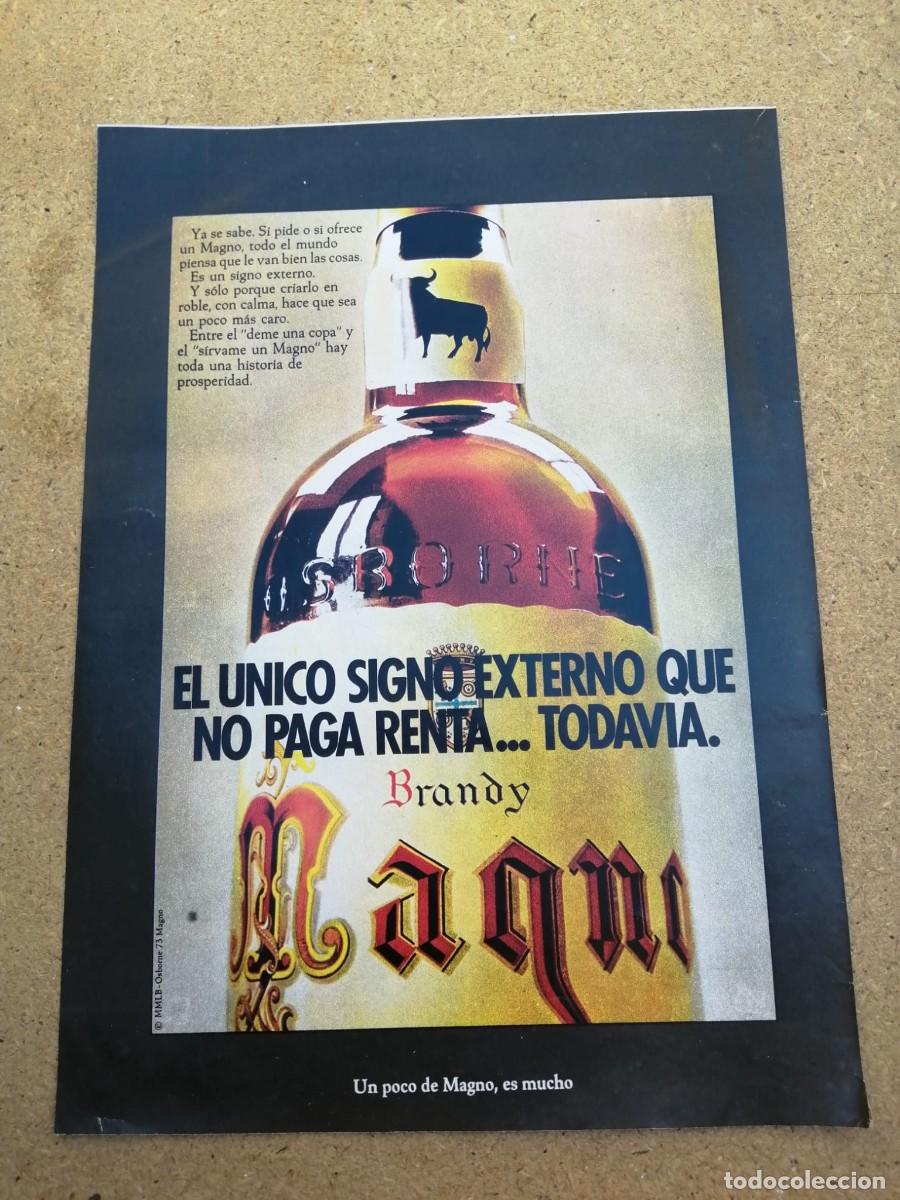 Otros art&iacute;culos de coleccionismo en papel: ANUNCIO. BRANDY MAGNO