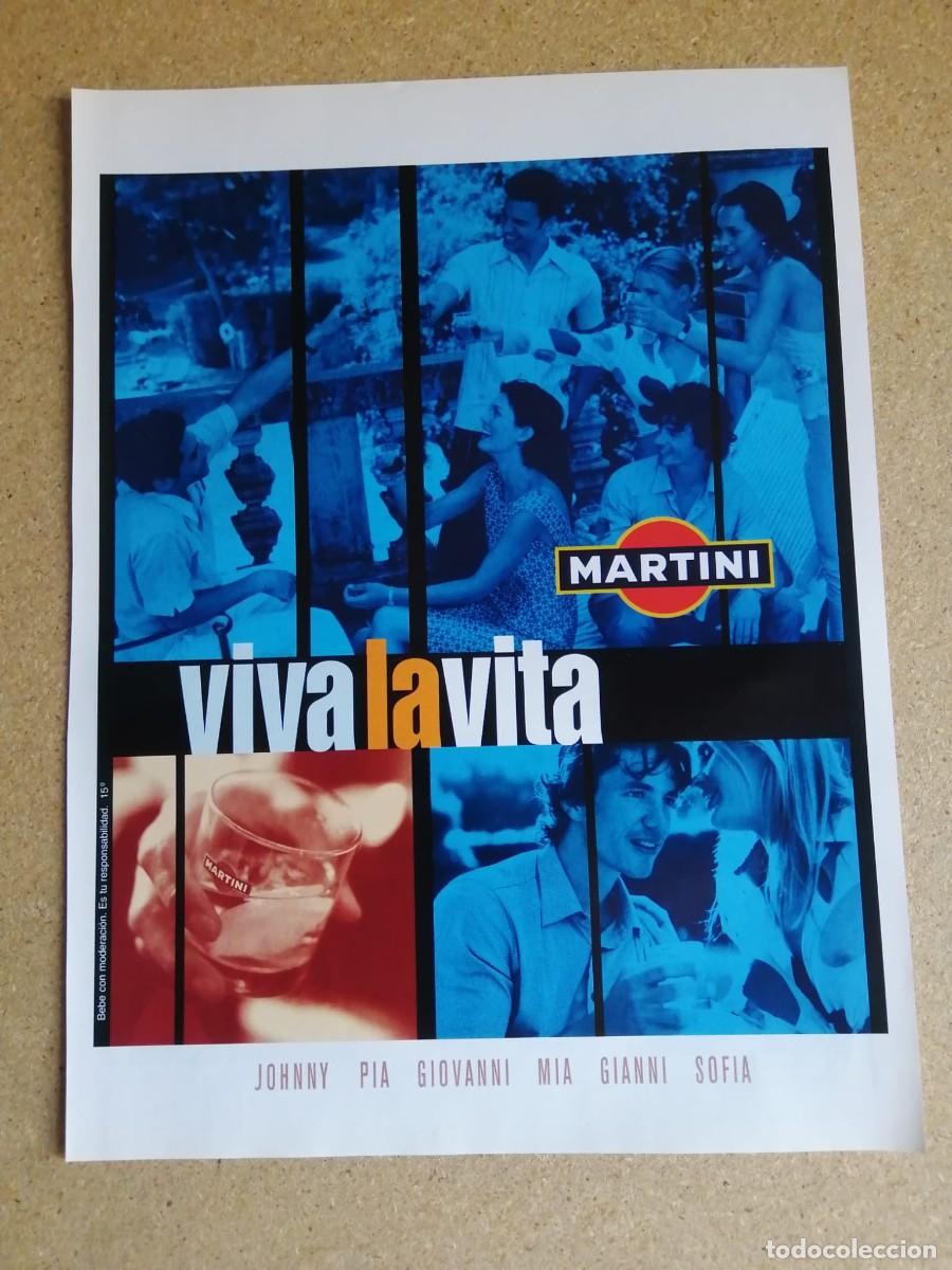 Otros art&iacute;culos de coleccionismo en papel: ANUNCIO. MARTINI, VIVA LA VITA