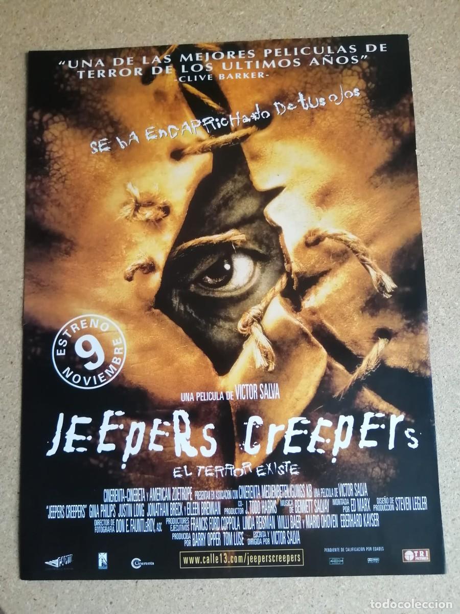Otros art&iacute;culos de coleccionismo en papel: ANUNCIO CINE. JEEPERS CREEPERS