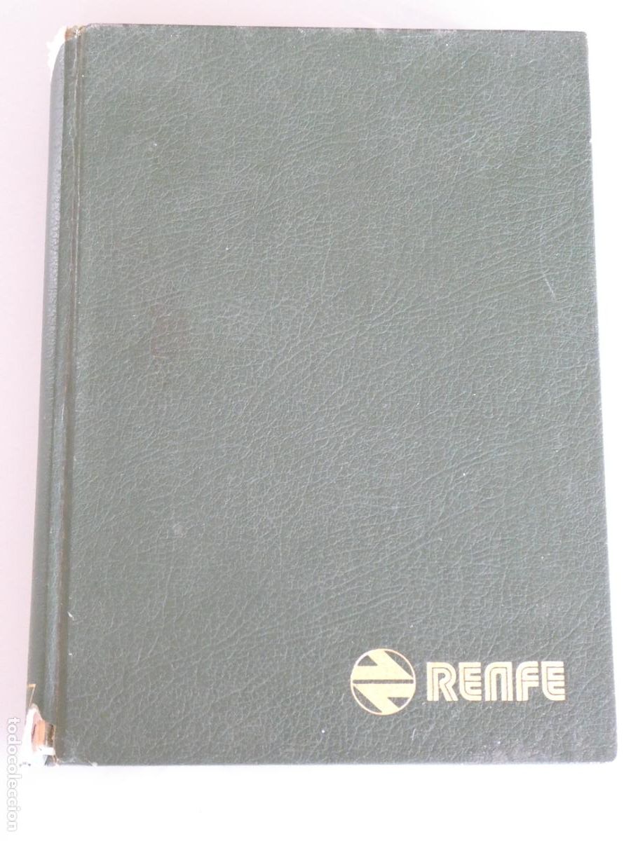 Otros art&iacute;culos de coleccionismo en papel: LIBRO AGENDA FERROVIARIA. A&Ntilde;O 1977. TRENES FERROCARRILES. RENFE. NO USADA. 780GR