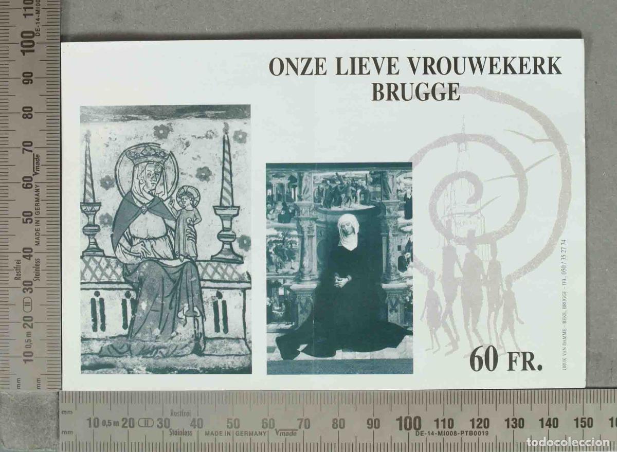 Otros art&iacute;culos de coleccionismo en papel: ENTRADA. Onze Lieve Vrouwekerk Brugge - 60 Fr.