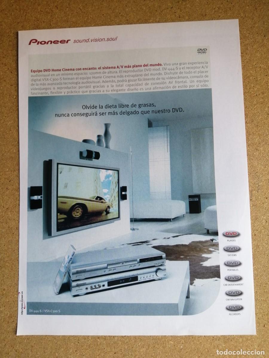 Otros art&iacute;culos de coleccionismo en papel: ANUNCIO. PIONEER EQUIPO DVD HOME