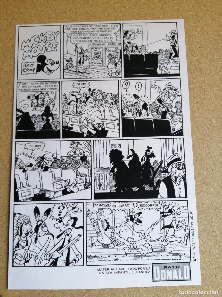 Otros art&iacute;culos de coleccionismo en papel: HOJA COMIC. MICKEY MOUSE