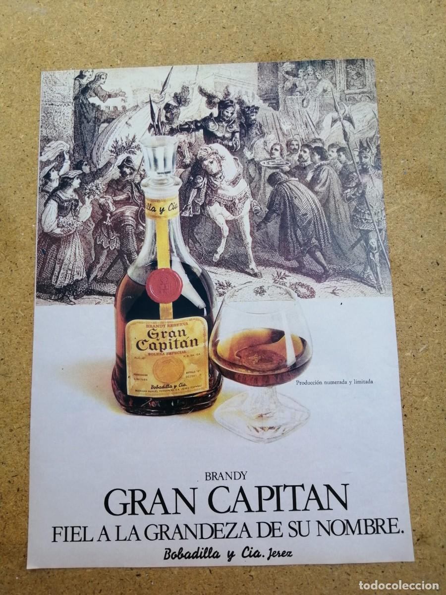 Otros art&iacute;culos de coleccionismo en papel: ANUNCIO. BRANDY GRAN CAPITAN