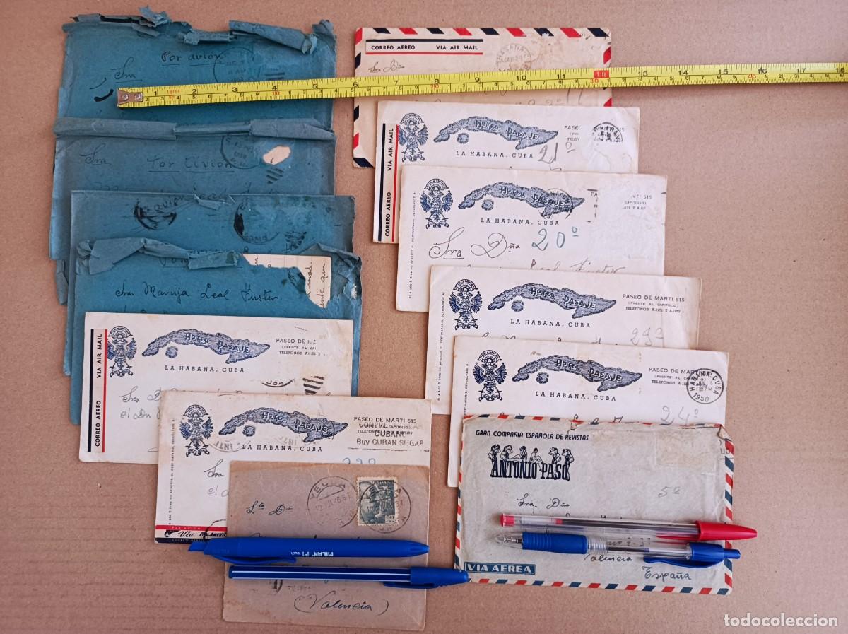Altri oggetti di carta: LOTES CARTAS DESDE CUBA 1950 CORRESPONDENCIA PARTICULAR