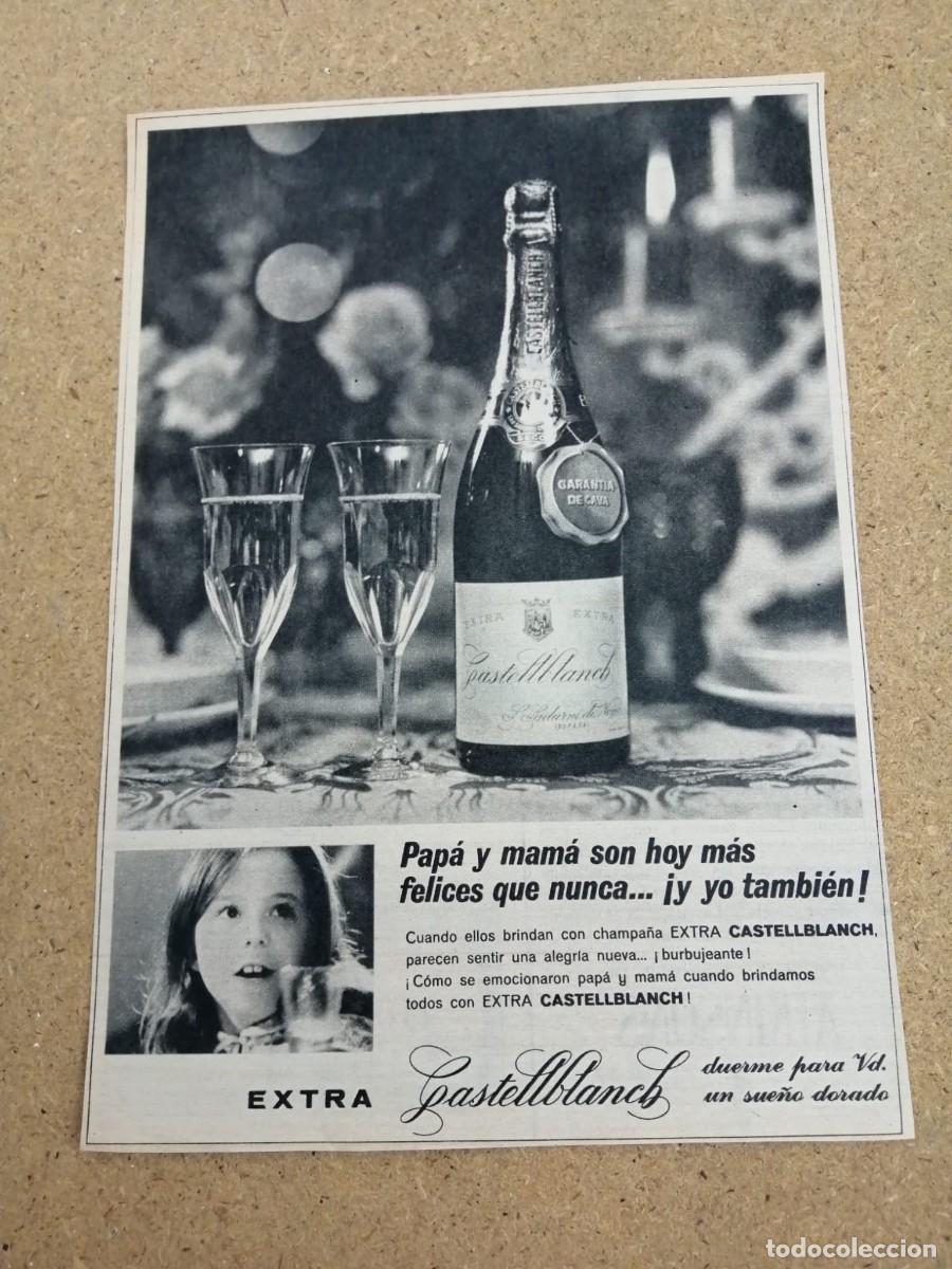 Otros art&iacute;culos de coleccionismo en papel: ANUNCIO. CAVA CASTELLBLANCH EXTRA