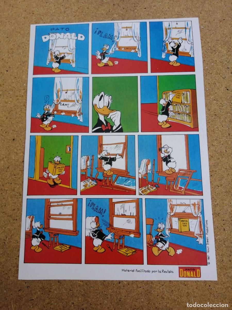 Otros art&iacute;culos de coleccionismo en papel: HOJA COMIC. PATO DONALD