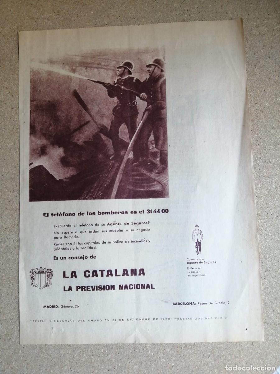 Otros art&iacute;culos de coleccionismo en papel: ANUNCIO. LA CATALANA, PREVISION NACIONAL