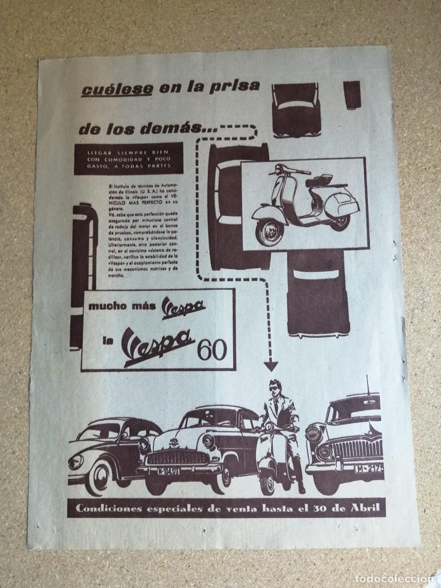 Otros art&iacute;culos de coleccionismo en papel: ANUNCIO. VESPA 60...
