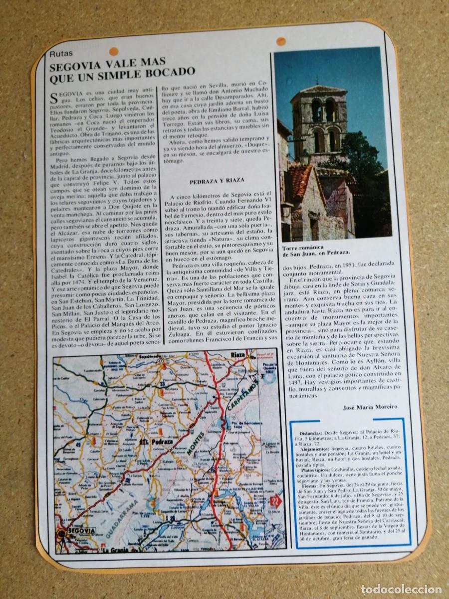 Otros art&iacute;culos de coleccionismo en papel: RUTAS DE ESPA&Ntilde;A. SEGOVIA