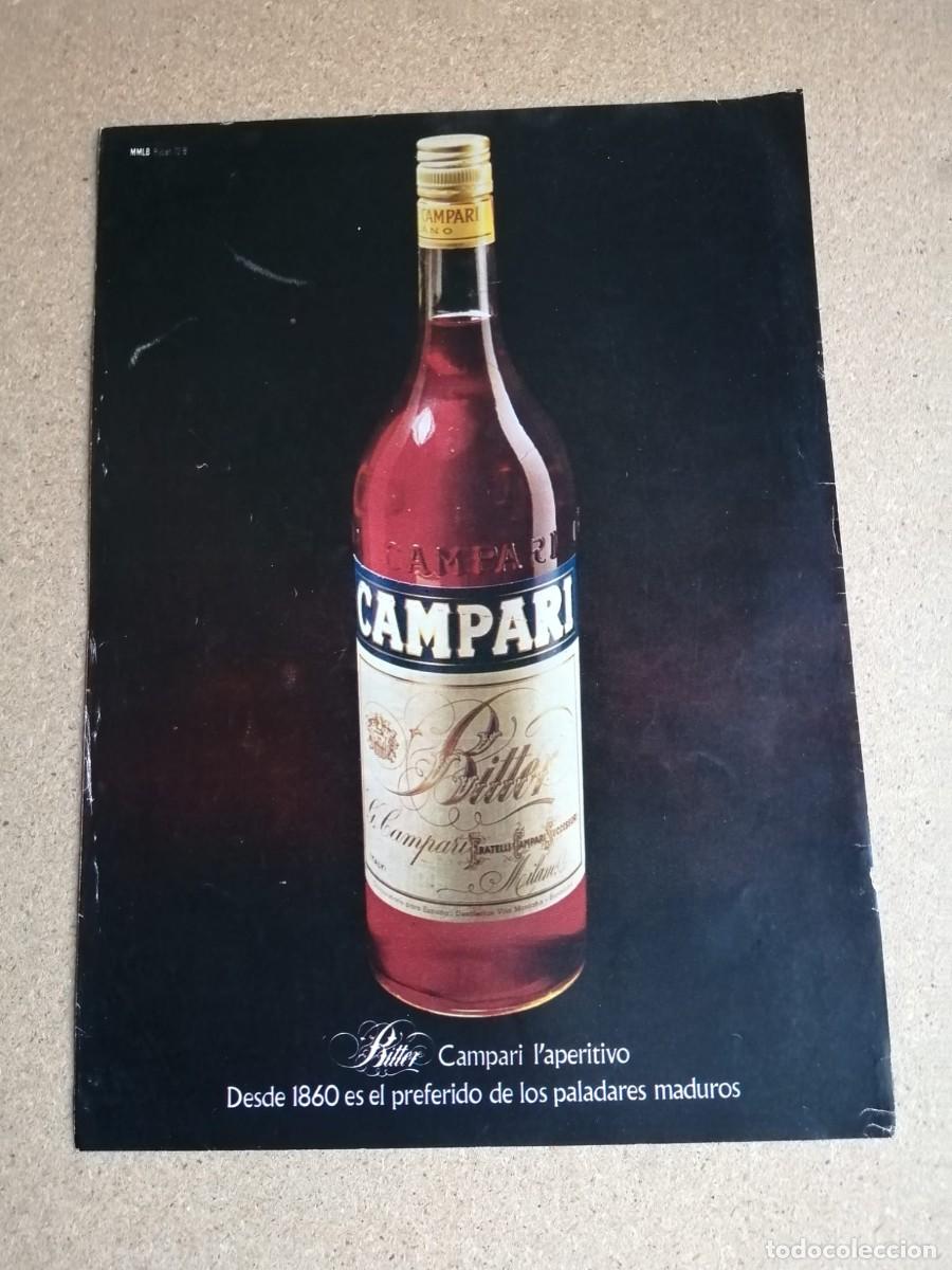 Otros art&iacute;culos de coleccionismo en papel: ANUNCIO. CAMPARI....