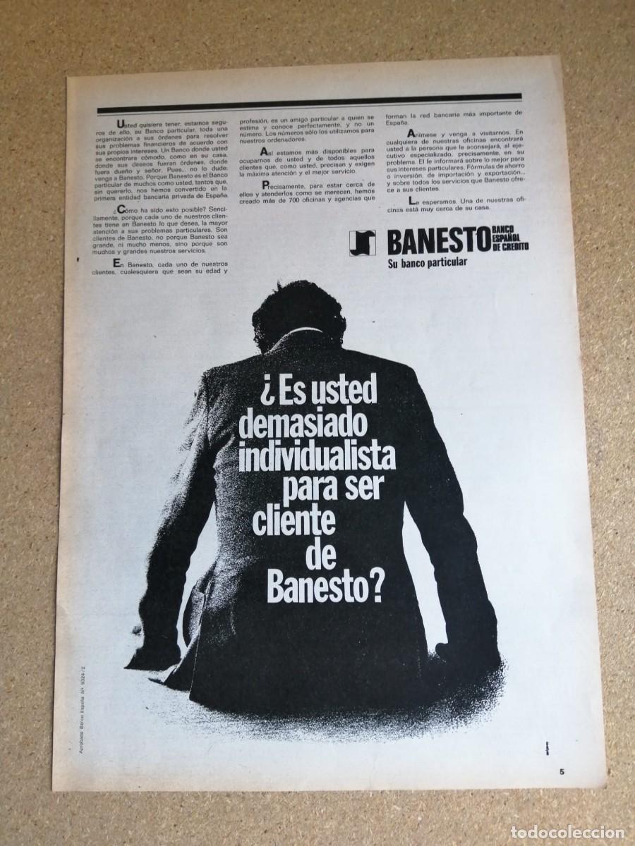 Otros art&iacute;culos de coleccionismo en papel: ANUNCIO. BANESTO.....
