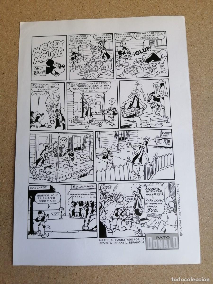 Otros art&iacute;culos de coleccionismo en papel: HOJA COMIC. MICKEY MOUSE