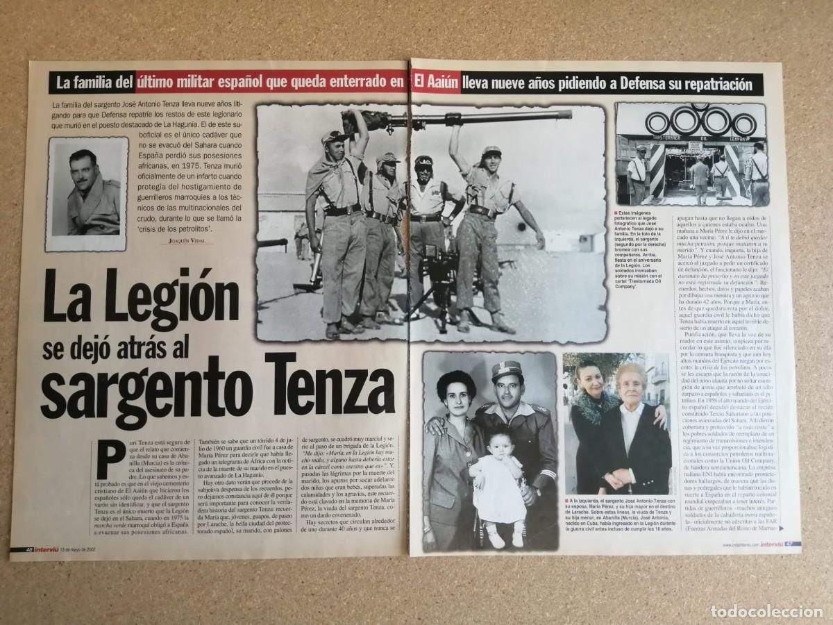 Otros art&iacute;culos de coleccionismo en papel: REPORTAJE. LA LEGION SE DEJO ATRAS AL SARGENTO TENZA