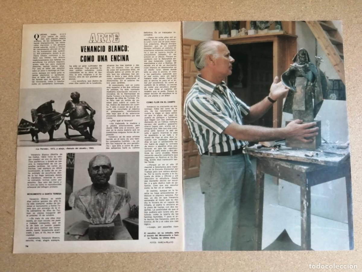 Otros art&iacute;culos de coleccionismo en papel: REPORTAJE ARTE. VENANCIO BLANCO, COMO UNA ENCINA