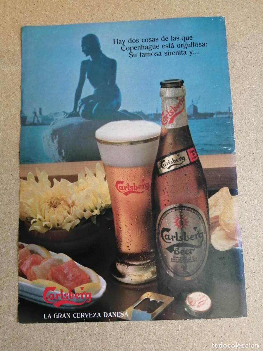 Otros art&iacute;culos de coleccionismo en papel: ANUNCIO. CERVEZA CARLSBERG
