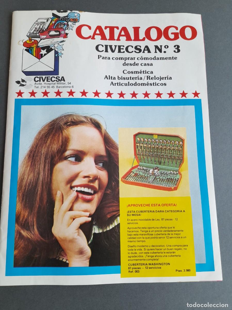 Otros art&iacute;culos de coleccionismo en papel: Cat&aacute;logo civecsa n&deg; 3, cosm&eacute;tica, bisuter&iacute;a, relojer&iacute;a, articulodomesticos, Barcelona a&ntilde;os 70