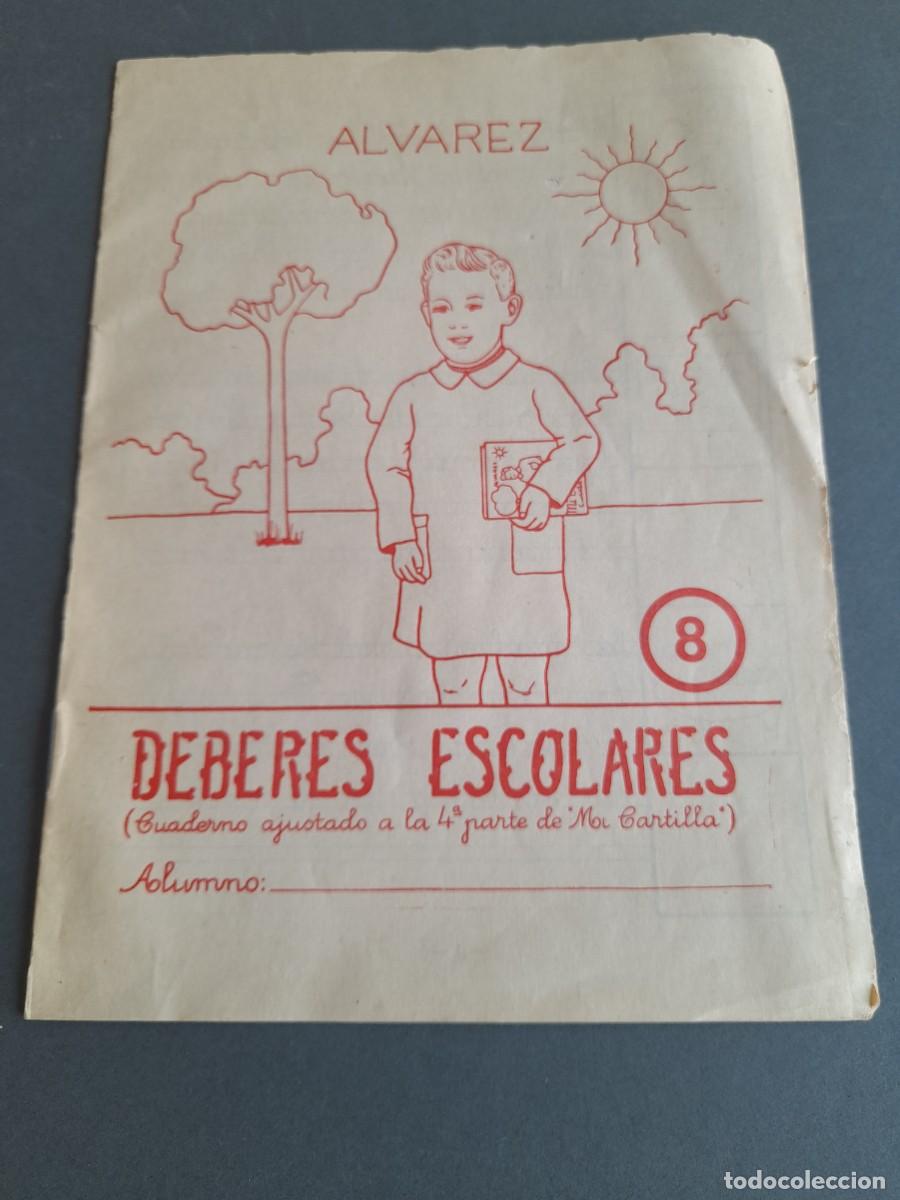 Otros art&iacute;culos de coleccionismo en papel: &Aacute;lvarez, deberes escolares cuaderno 8, usado , estado regulin