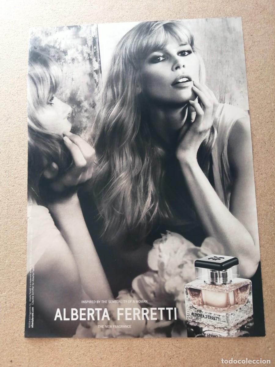 Otros art&iacute;culos de coleccionismo en papel: ANUNCIO. THE NEW FRAGANCE ALBERTA FERRETTI (CLAUDIA SCHIFFER)
