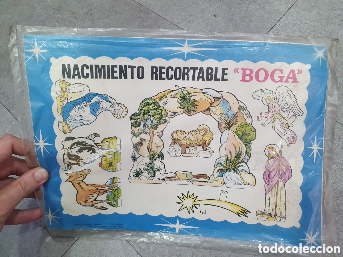 Otros art&iacute;culos de coleccionismo en papel: Nacimiento recortable Boga. (L64)