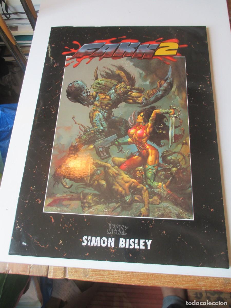 Otros art&iacute;culos de coleccionismo en papel: SIMON BISLEY Fakk 2 ( 5 l&aacute;minas , ver fotos)(firma del autor) W41225