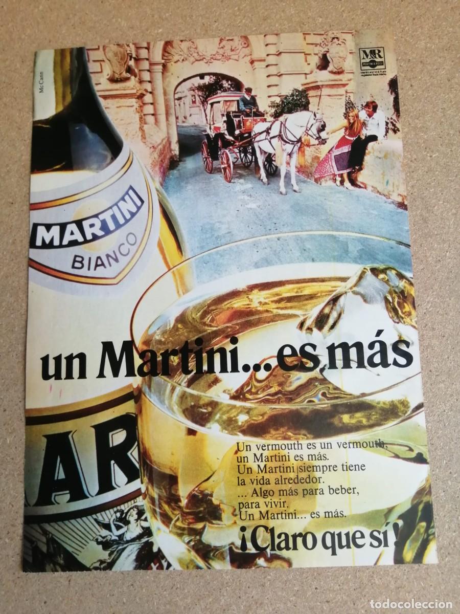 Otros art&iacute;culos de coleccionismo en papel: ANUNCIO. MARTINI... ES MAS