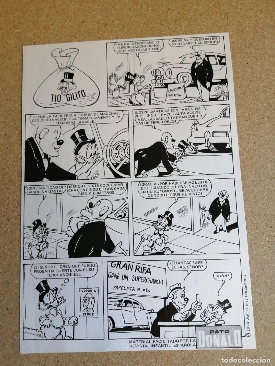 Otros art&iacute;culos de coleccionismo en papel: HOJA COMIC. TIO GILITO