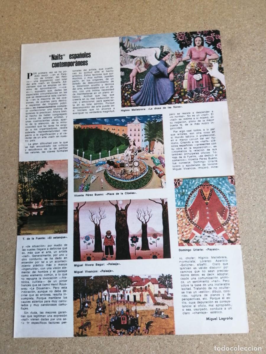 Otros art&iacute;culos de coleccionismo en papel: REPORTAJE ARTE. NAIFS ESPA&Ntilde;OLES CONTEMPORANEOS