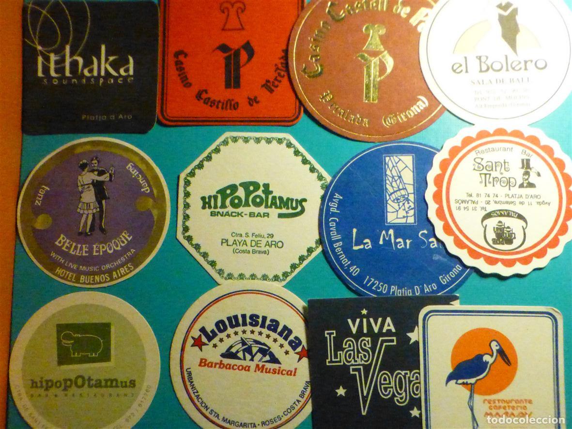 Otros art&iacute;culos de coleccionismo en papel: Lote Colecci&oacute;n 26 Posavasos Gerona y Provincia - Cafeterias, Hoteles, restaurantes