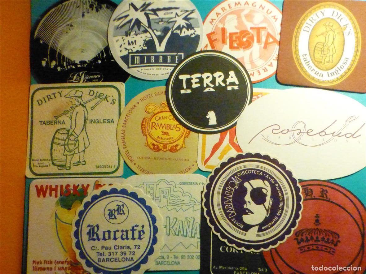 Otros art&iacute;culos de coleccionismo en papel: Lote Colecci&oacute;n 15 Posavasos Barcelona - Cafeterias, Hoteles, restaurantes