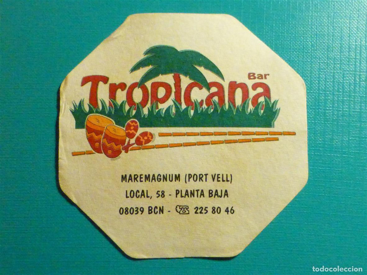 Otros art&iacute;culos de coleccionismo en papel: Posavasos Pub - Disco-Bar - Tropicana Bar - Maremagnum - Port Vell - Barcelona