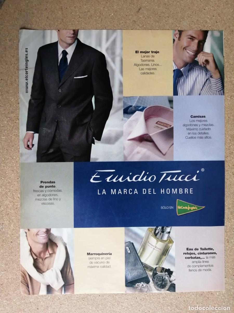 Otros art&iacute;culos de coleccionismo en papel: ANUNCIO. EMIDIO TUCCI, EL CORTE INGLES