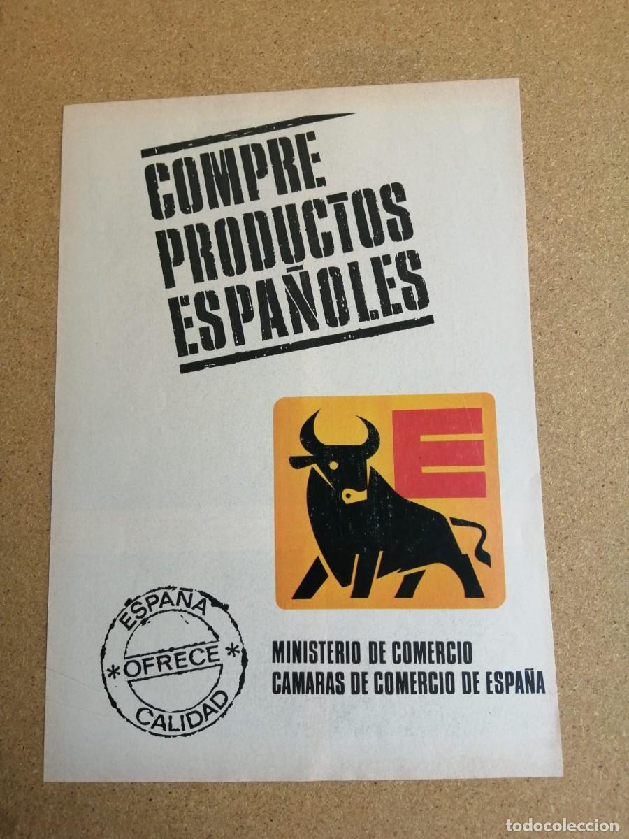 Otros art&iacute;culos de coleccionismo en papel: ANUNCIO. COMPRE PRODUCTOS ESPA&Ntilde;OLES
