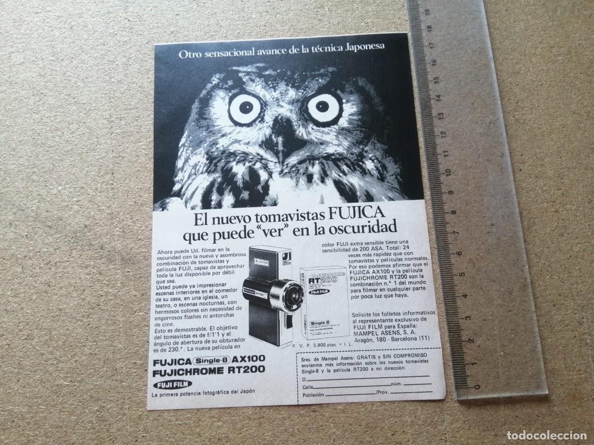 Otros art&iacute;culos de coleccionismo en papel: ANUNCIO. TOMAVISTAS FUJICA
