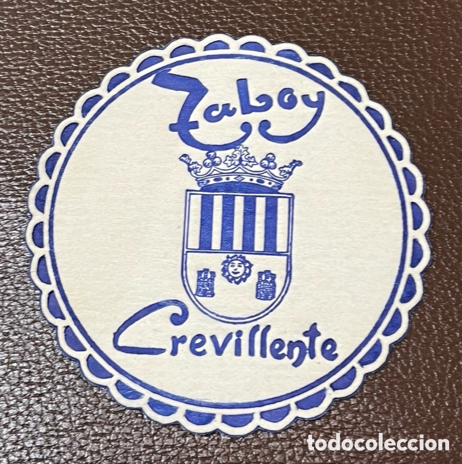 Otros art&iacute;culos de coleccionismo en papel: Posavasos. ZABOY. Crevillente. Alicante. A&ntilde;os 70.