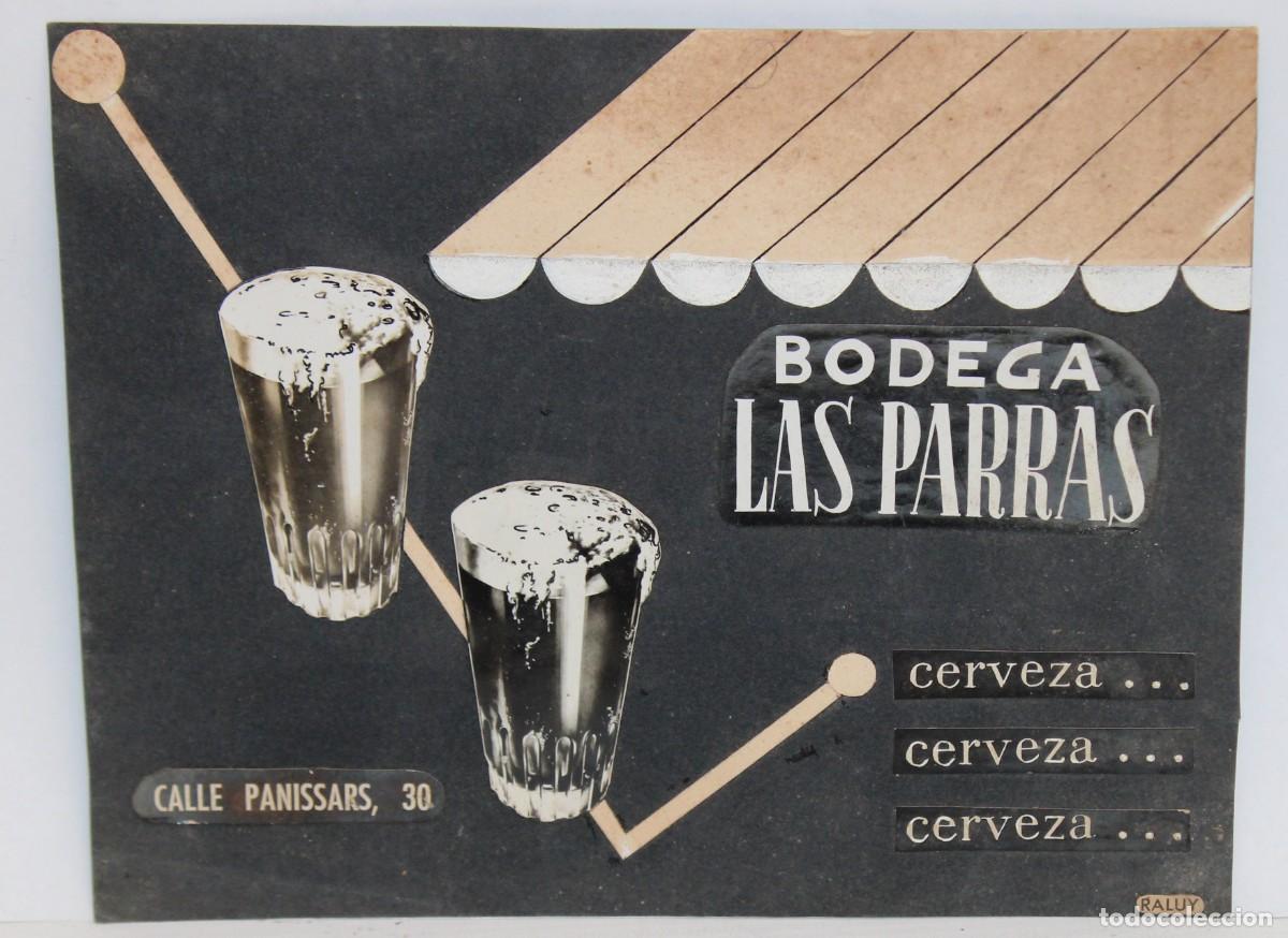 Otros art&iacute;culos de coleccionismo en papel: PROYECTO PUBLICITARIO PARA LA BODEGA LAS PARRAS (BARCELONA). BOCETO. Ed. RALUY