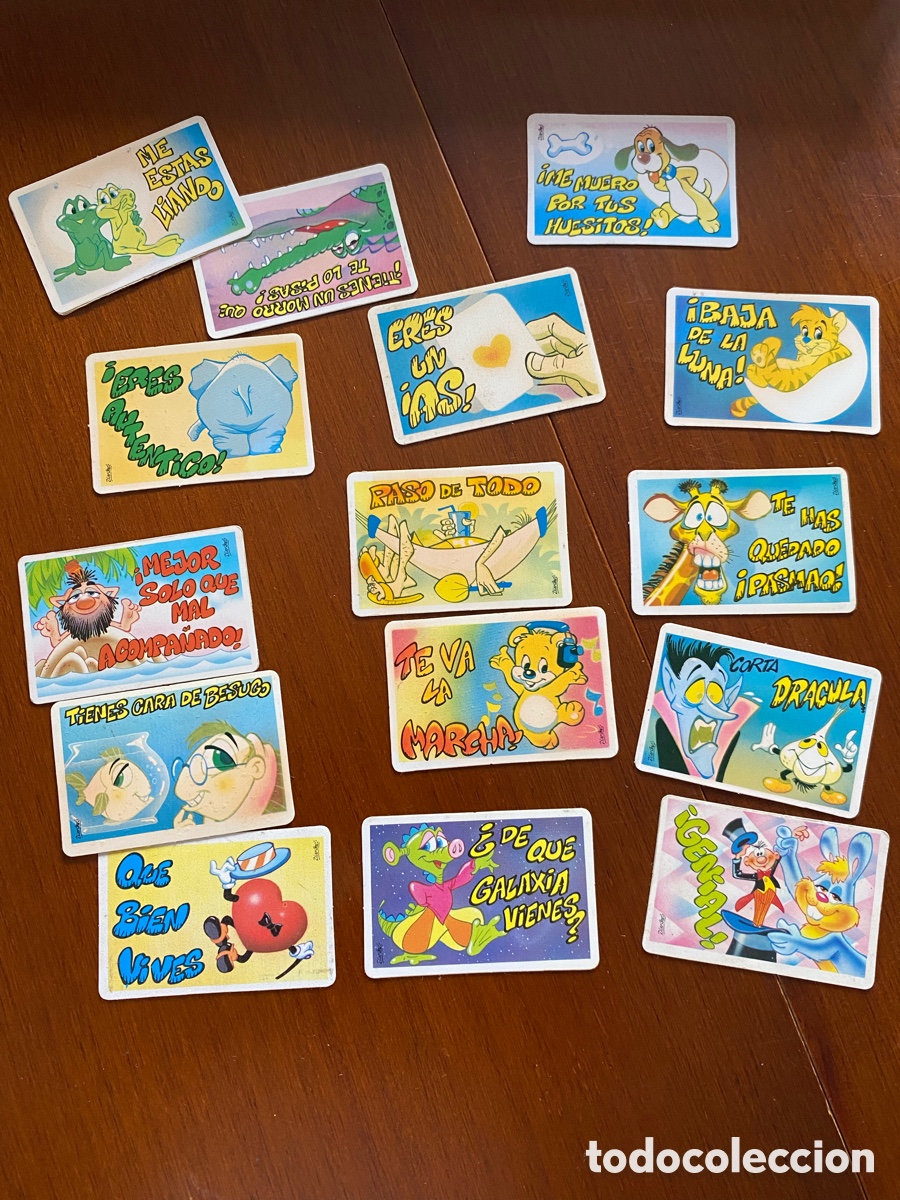 Otros art&iacute;culos de coleccionismo en papel: 15 peguitarjetas Bollicao