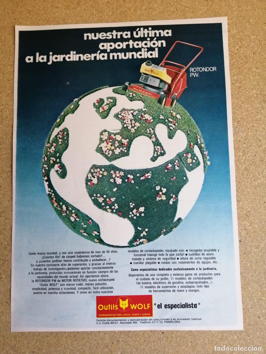 Otros art&iacute;culos de coleccionismo en papel: ANUNCIO. OUTIS WOLF, EL ESPECIALISTA