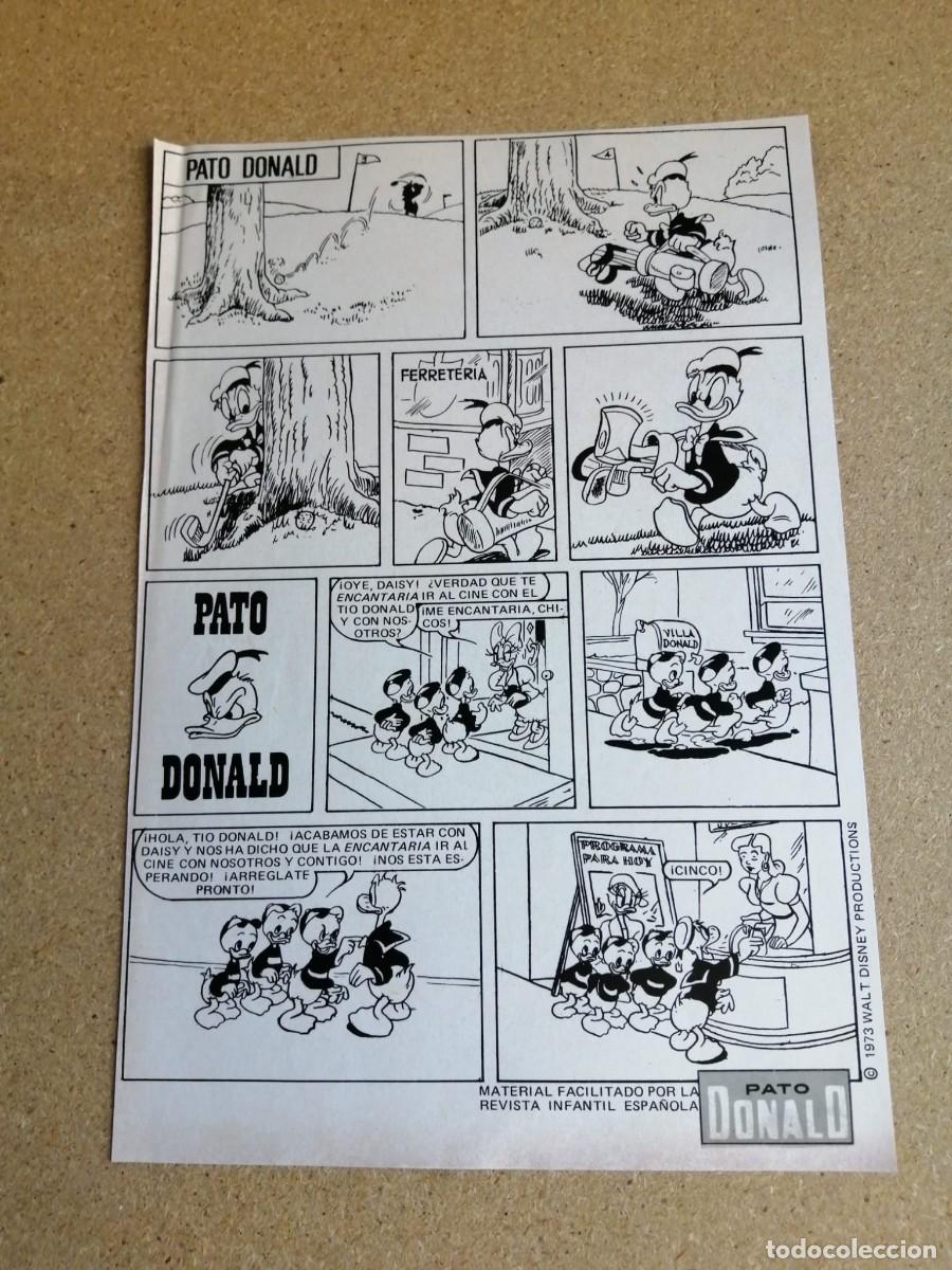 Otros art&iacute;culos de coleccionismo en papel: HOJA COMIC. PATO DONALD