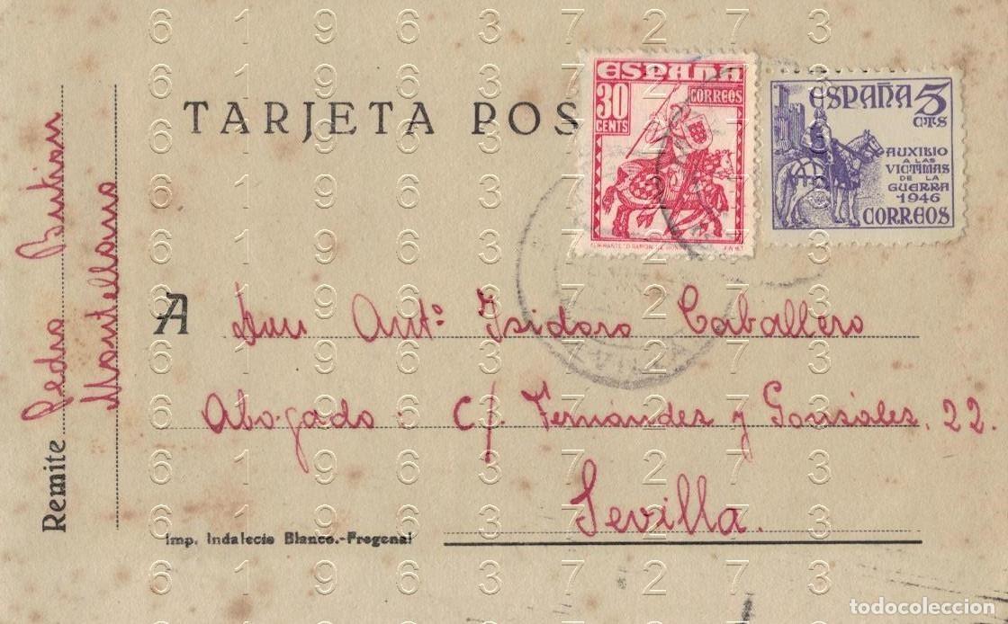 Otros art&iacute;culos de coleccionismo en papel: MONTELLANO SEVILLA POSTAL 1949 CARTA M39
