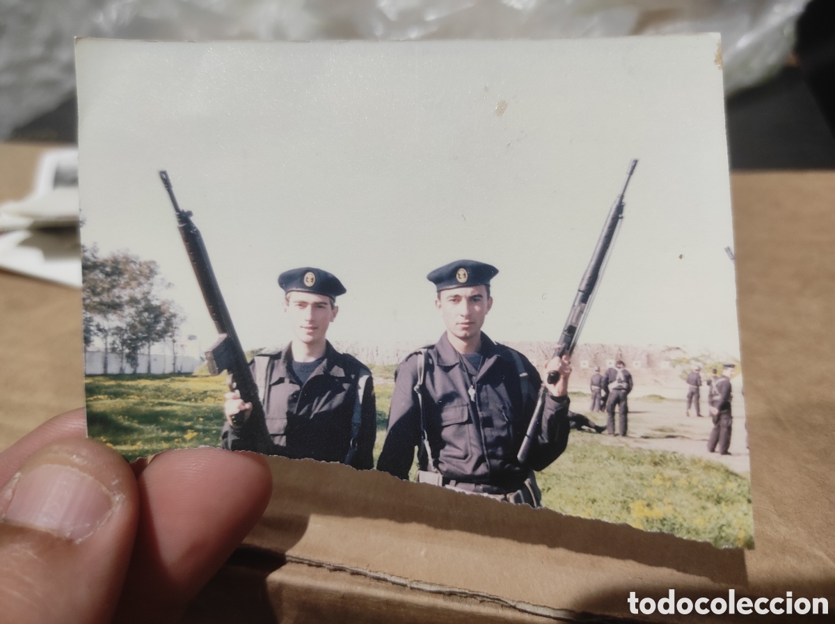 Otros art&iacute;culos de coleccionismo en papel: Fotograf&iacute;a Legionarios Ceuta campo de tiro. Dedicada (cortada)(PEDIDO MINIMO 10&euro;)