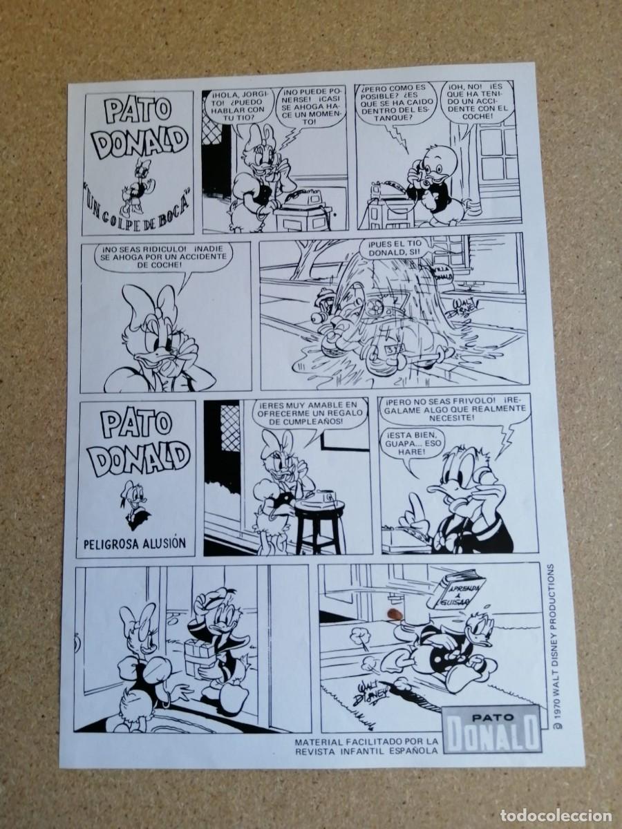 Otros art&iacute;culos de coleccionismo en papel: HOJA COMIC. PATO DONALD